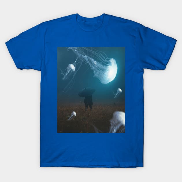 Jellyfish T-Shirt by xmuratakyol